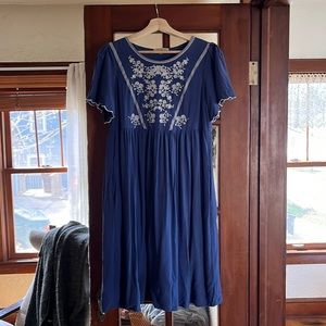 Polagram blue summer dress